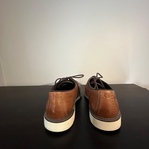 Cole Haan Mens GO TO WING OXFORD British Tan Leather Shoe Size 9.5 M D - Picture 7 of 11